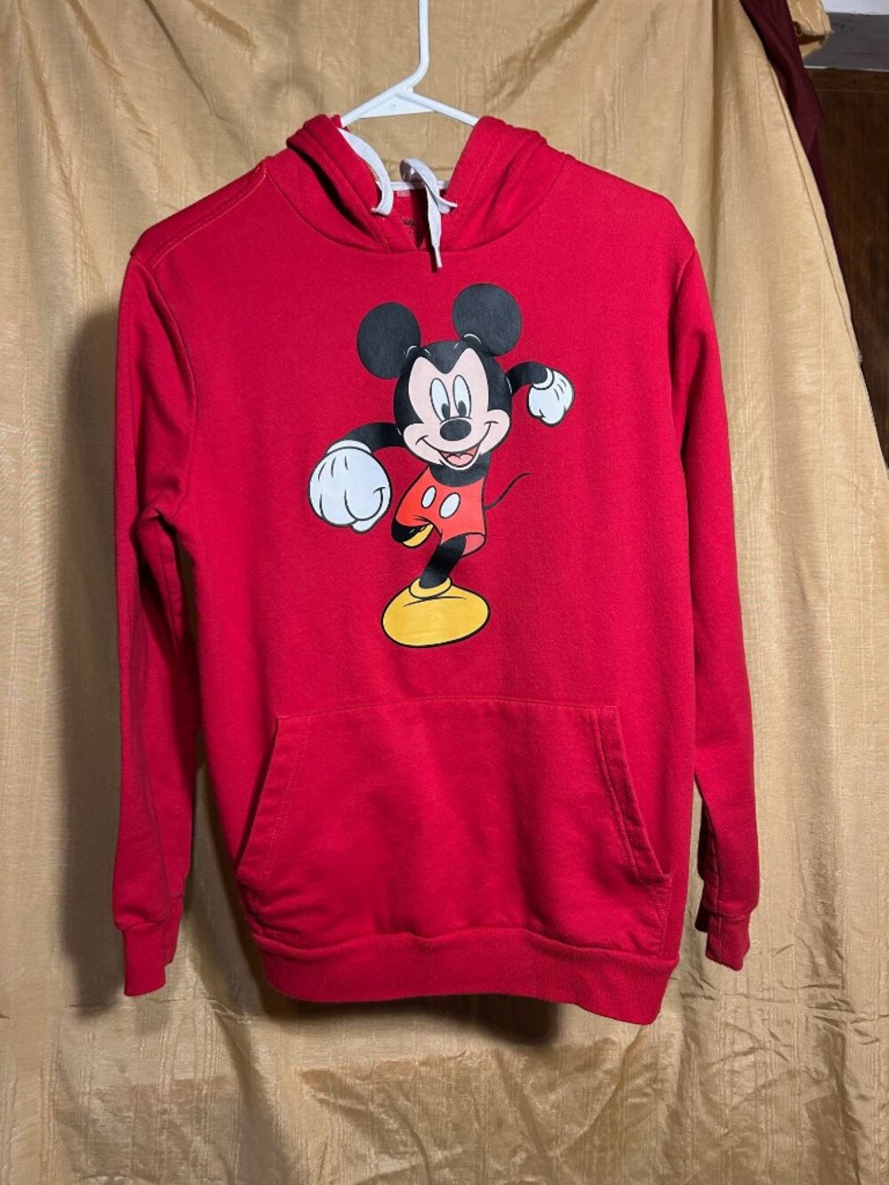 Adult Disney Mickey Mouse  Hoodie   front pocket    collectable  sz  S  ex condi